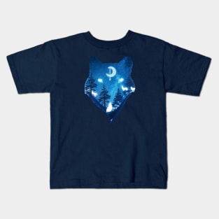 Moon Wolves Kids T-Shirt